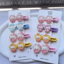 可爱糖果色波浪夹三丽鸥小动物发夹日系甜美童趣女孩鸭嘴夹发饰