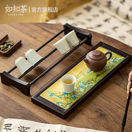 重竹沥水茶杯架晾杯架收纳置物架创意吸水茶托盘茶道功夫茶具配件