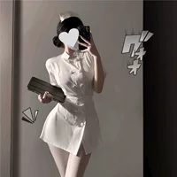 Сексуальный комплект униформы для косплея медсестры и доктора Pure Desire, белое платье ангела, нижнее белье.
