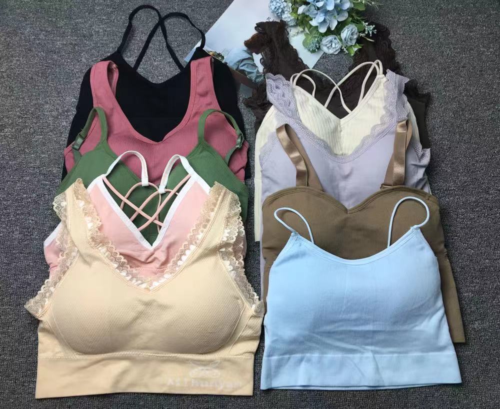 Liquidación de inventario procesamiento de cola orden misceláneo belleza espalda alta calidad cómoda chica pequeño pecho deportes belleza transparente espalda al por mayor image 1