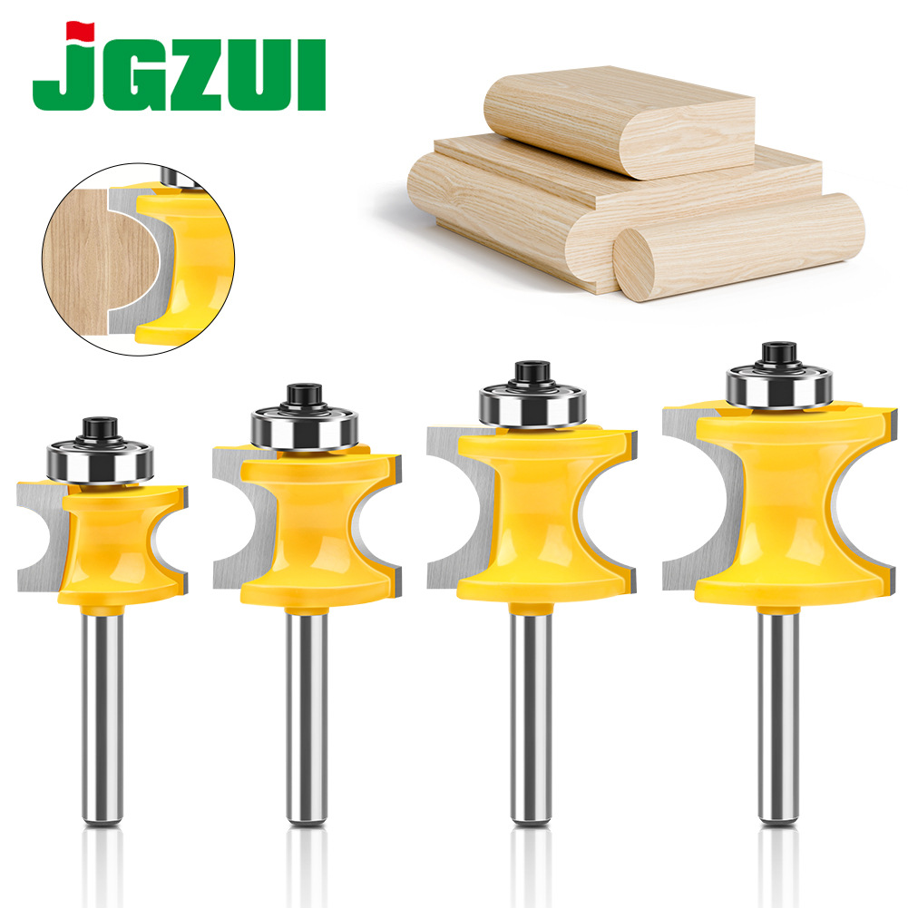 高档8柄轴承正半圆刀球铣刀木棍铣刀正半圆刀雕刻机木工铣刀