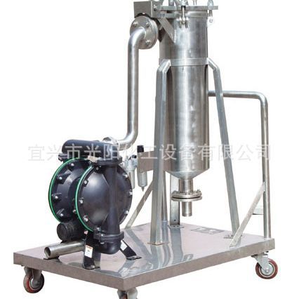 油漆过滤器移动式刮刀式过滤机不锈钢袋式过滤器 涂装油漆过滤