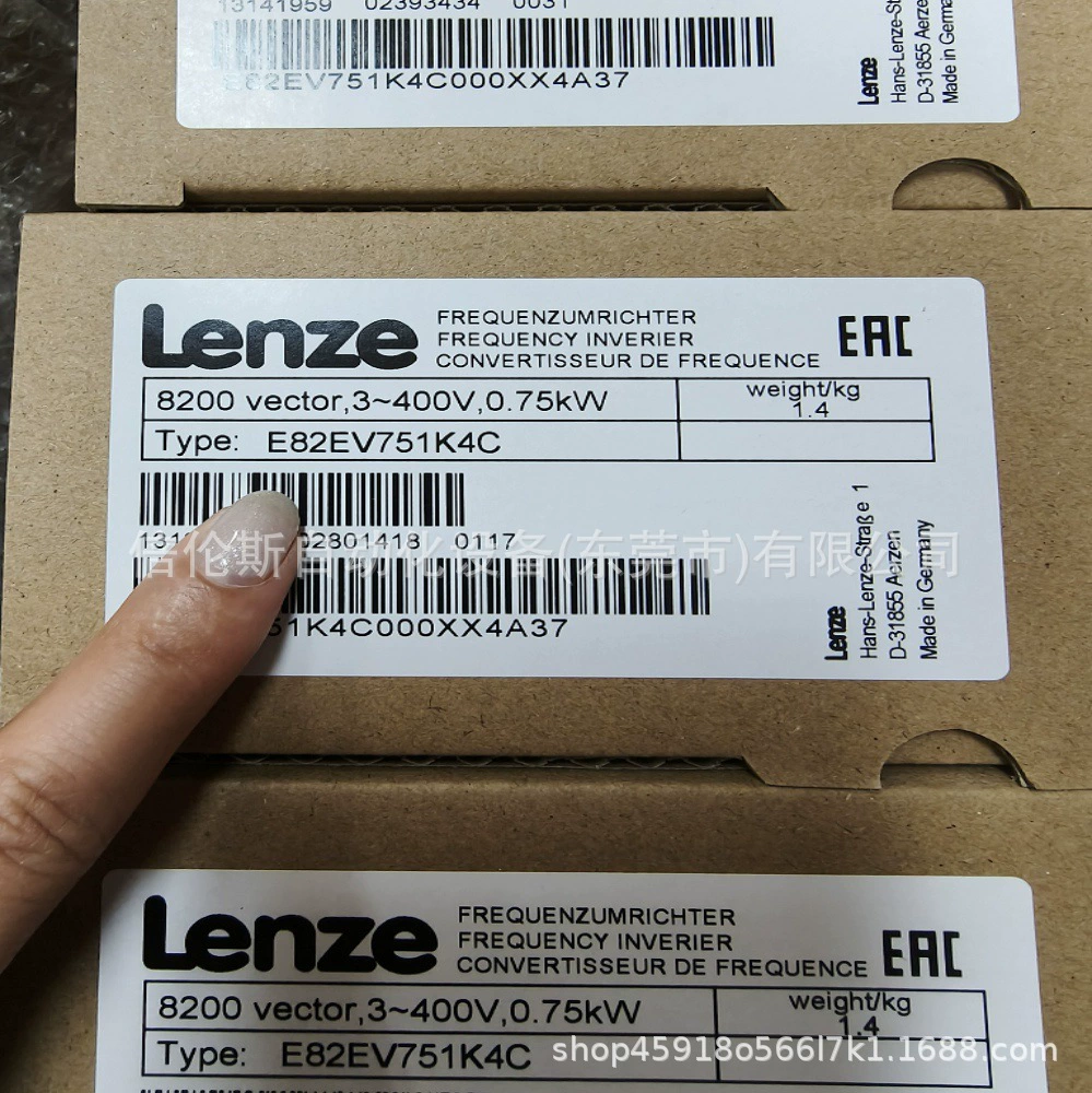 Преобразователь частоты Lenze E82EV751K4C E82EV751K4C200, новый, в упаковке, в наличии