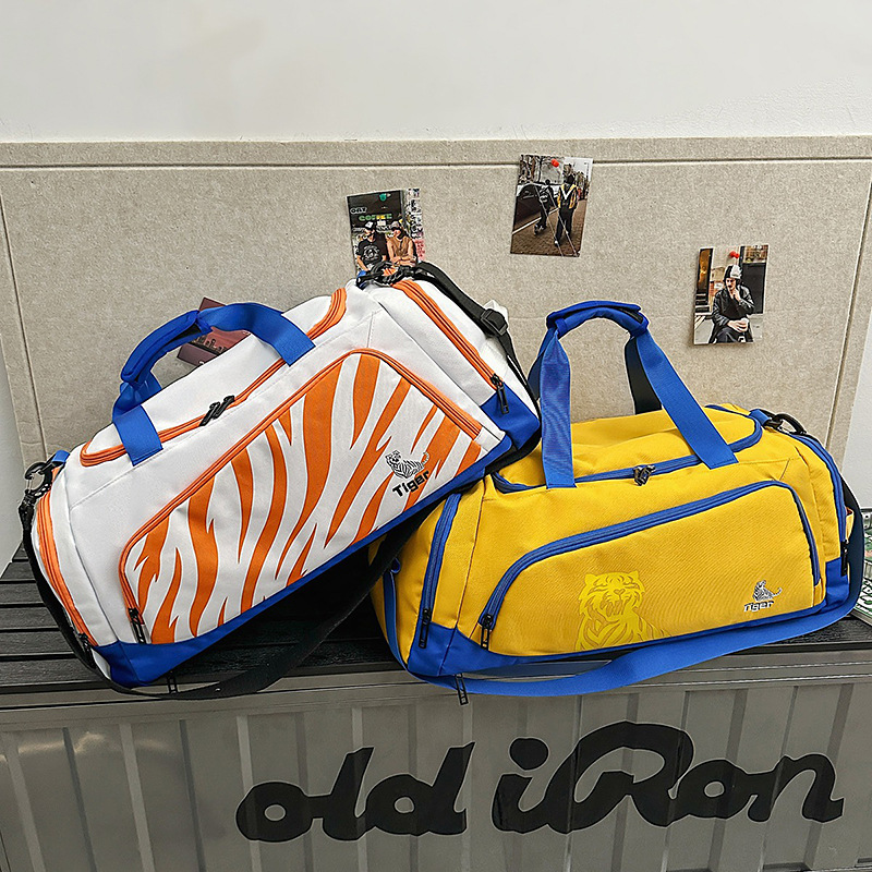 Bolso de equipaje de viaje de corta distancia, mochila deportiva portátil, bolsa de fitness de entrenamiento, bolsa de fitness de gran capacidad de separación seca y húmeda para hombre