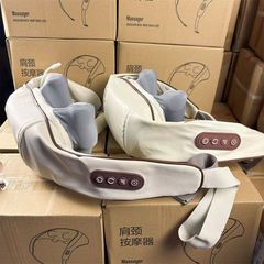 电动加热仿人手揉捏肩颈按摩仪肩颈护颈仪腰颈两用斜方肌按摩神器