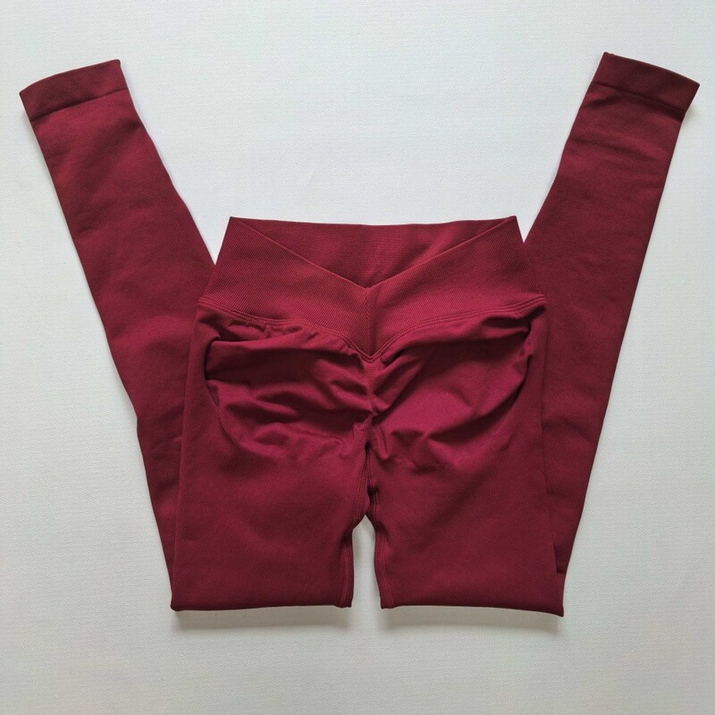 Amazon V-Waist Lycra High-Rebound Butt-Lifting Shapewear Soft Seamless Yoga Leggings