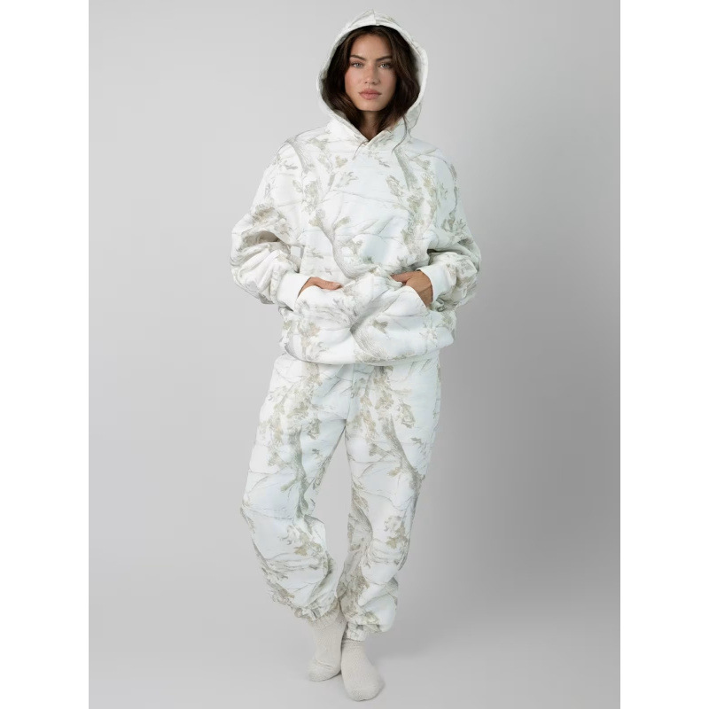 Conjunto Deportivo para Mujer de Poliéster y Elastano con Estampado Digital
