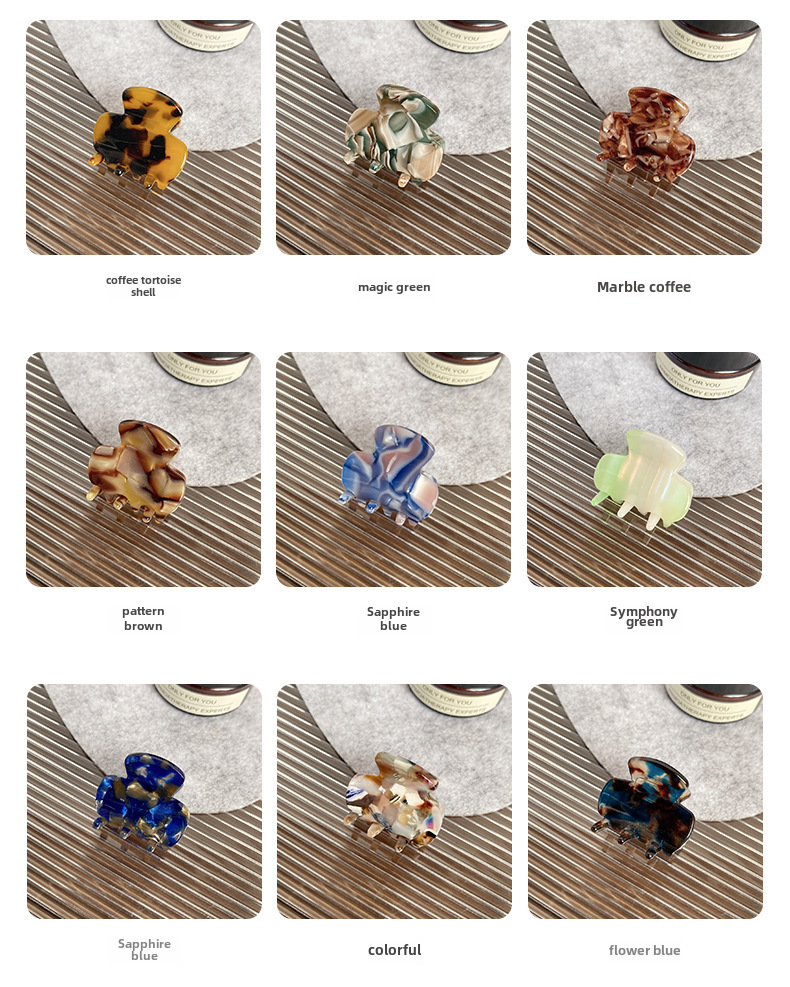 Nuovo Mini Acido Acetico Grab Clip Dolce Moda Forcina Carina Semplice Ragazza Accessori per Capelli Temperamento di Alta Qualità Copricapo Donna_voghion.com