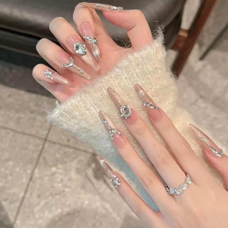 Gorgeous Long Nail Extensions, Wearable Soft and Pure False Nails, Handmade Wearable Nail Tips, Nail Stickers Wholesale Gorgeous Long Nail Extensions, Wearable Soft and Pure False Nails, Handmade Wearable Nail Tips, Nail Stickers Wholesale