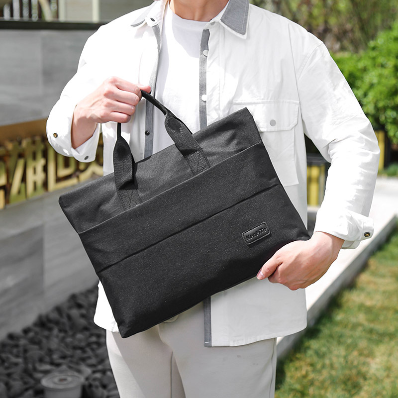 2023 Handbag Polyester Men's Briefcase Business Computer Bag Leisure Document Handling Public Bag Fashion Business Travel Bag