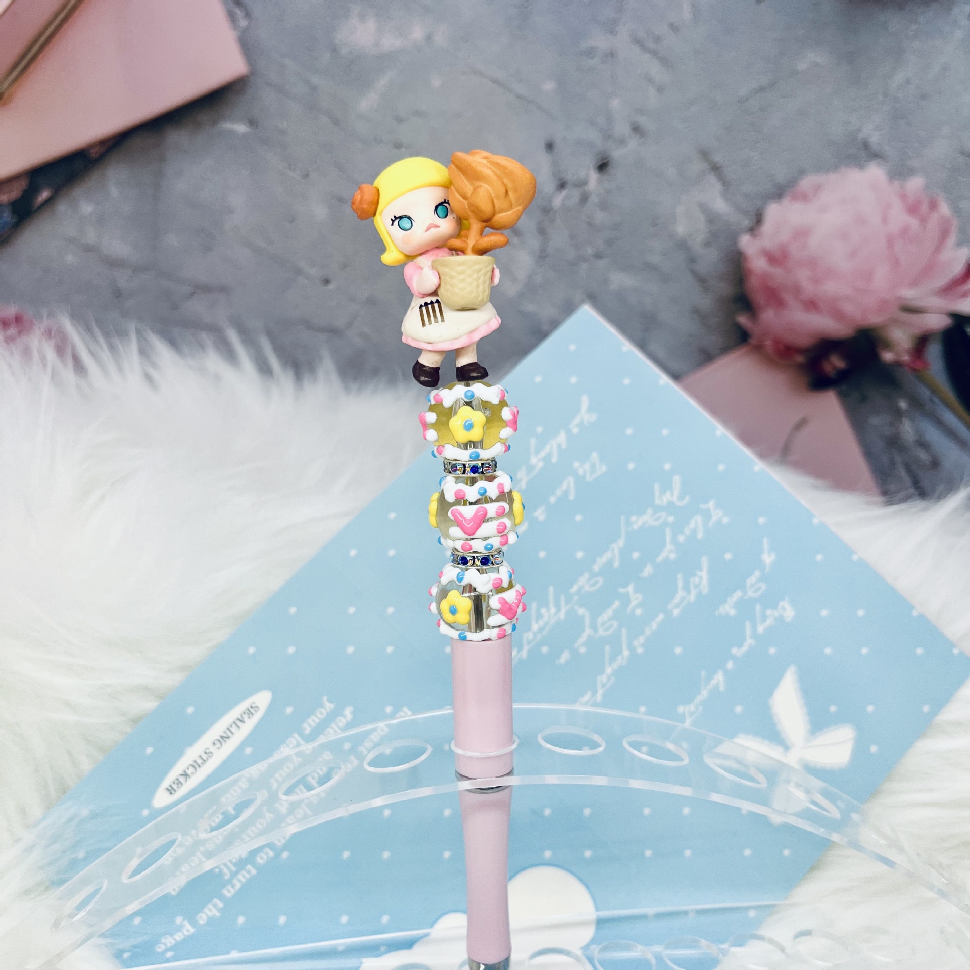 Cambio de bolígrafo lindo bolígrafo creativo a mano regalo de bolígrafo creativo dibujado a mano