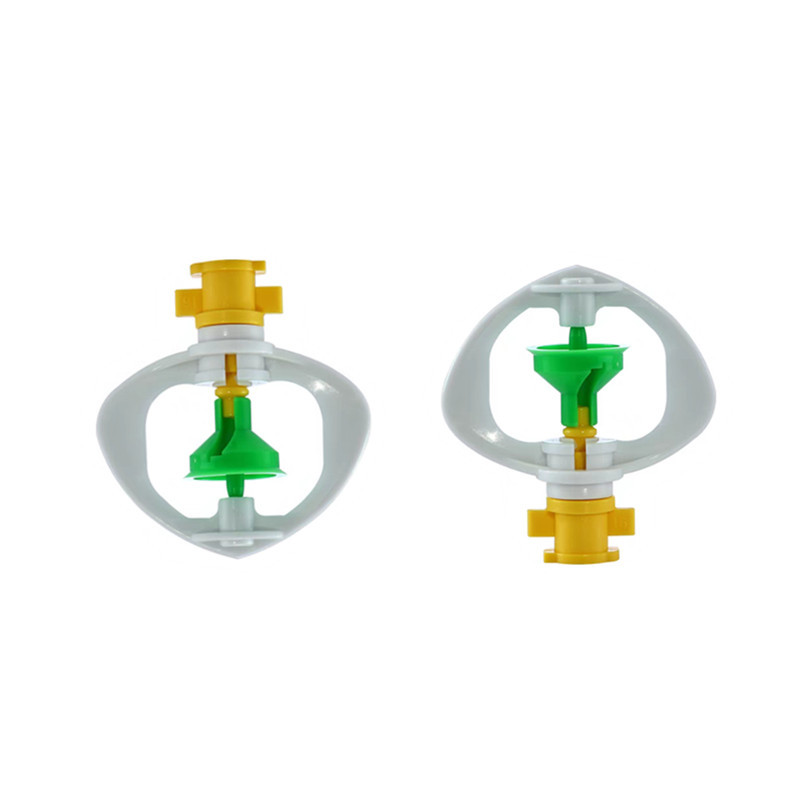 Fabricante suministro de linterna atomización rociador rotatorio para riego horticultural irrigación invernadero colgante rociador ahorro de agua