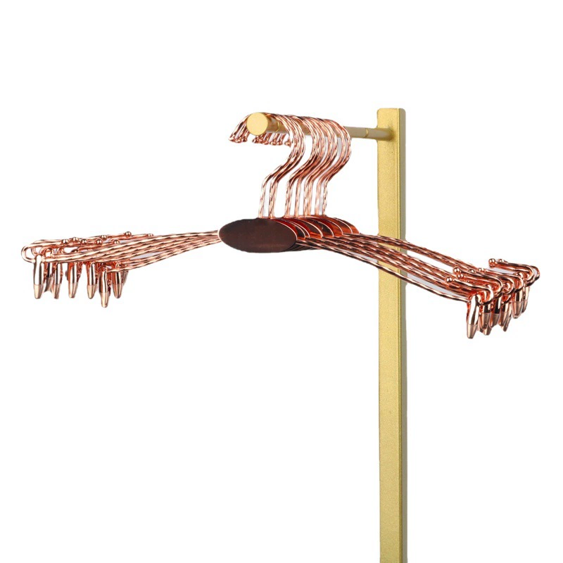 Вешалка для магазина одежды, стойка для нижнего белья, металлическая гальваническая зажим для нижнего белья, витрина для магазина, оптовая продажа, маркировка логотипа