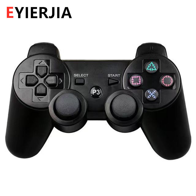 Mando de juego PS3 multicolor con botón universal de copo de nieve de doble vibración Bluetooth inalámbrico con mango P3 transfronterizo de fábrica