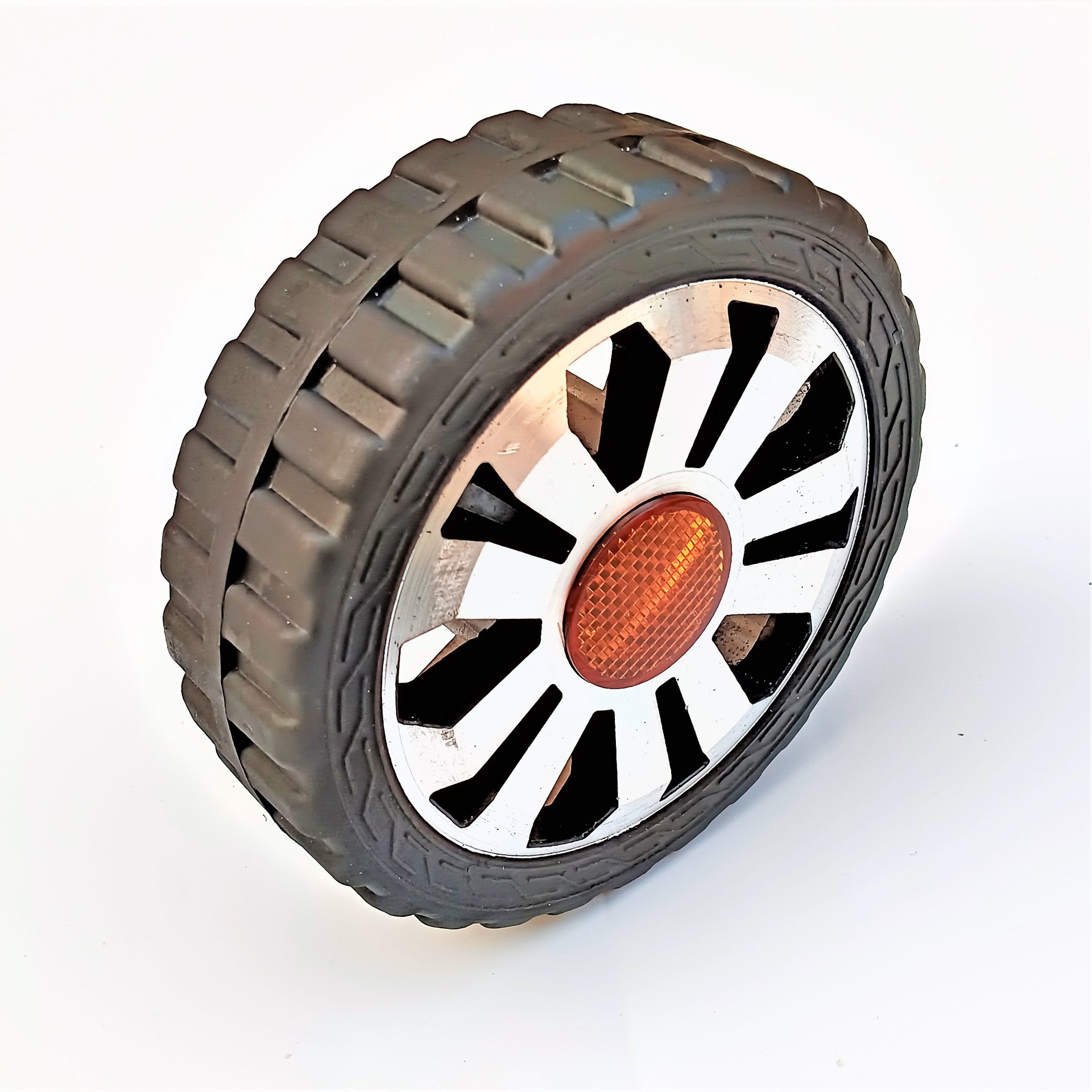 脚轮万向轮单轮电动门轮滑轮 轨道轮伸缩门电动后排轮 铝芯橡胶轮