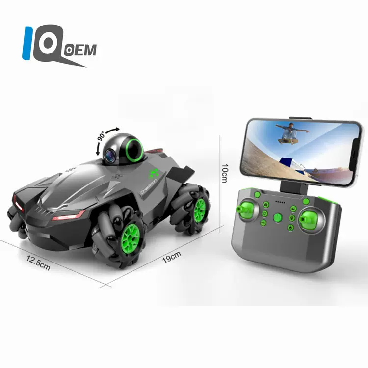 IQ0EM 2.4G遥控视频探索车监督摄像车wifi漂移特技车男生玩具车模