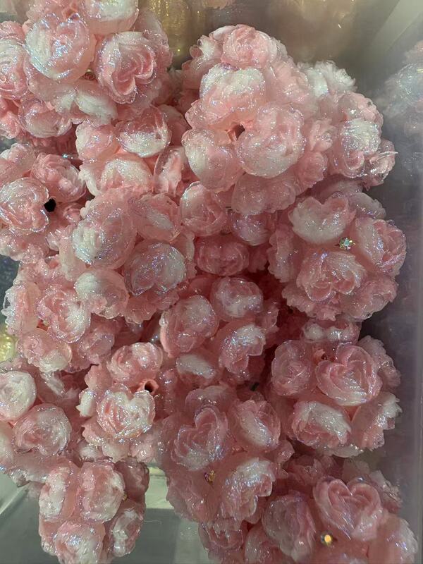 跨境热销款爱心花花球珠陶泥珠可过笔球diy手机链串珠笔饰品配件|undefined