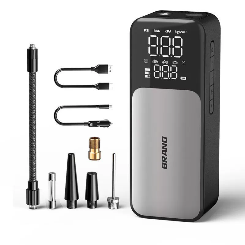 Трансграничный автомобильный надувной насос беспроводной портативный автомобиль цифровой дисплей цилиндр большой мощности шины 12v насос