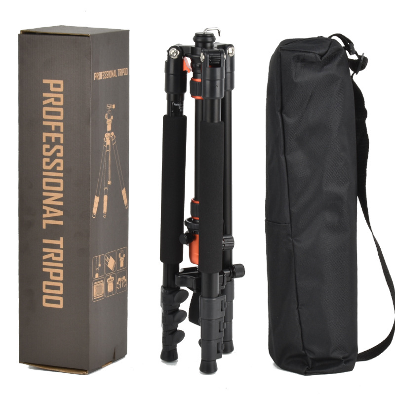 Trípode profesional 1.7 m cámara SLR trípode retrorplegado universal en forma de bola PTZ soporte de cámara de control de bola de tela
