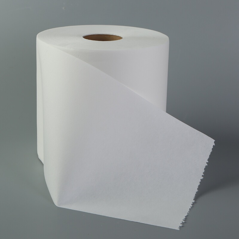White Industrial Dust-Free Wipes, Oil-Absorbing Paper, Wiping Cloth 25*38 Large Roll Paper, Non-Woven Dust Removal Paper, Anti-Static