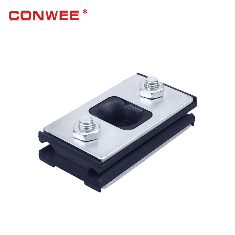 8字缆夹具 转弯悬垂线夹 光缆悬挂固定线夹 铝合金通讯电缆固定架