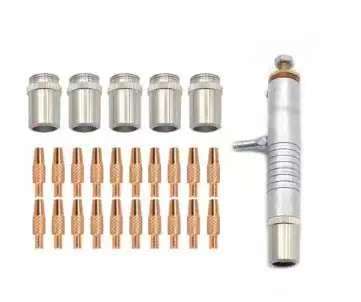 26個/セットクロスボーダーNBC200A伸線銃部品セット導電口0.8/0.9/1.0保護ノズル銃管|undefined