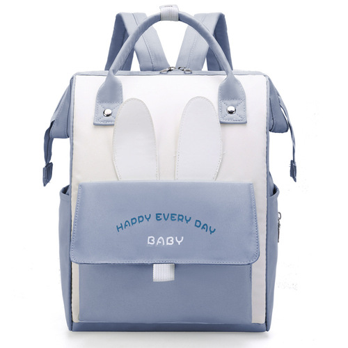 Large-capacity multifunctional mommy bag, water-repellent baby products storage bag, portable handbag, multi-compartment mother and baby bag