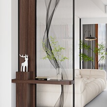 双面屏风隔断柜长虹玻璃简约现代新款屏风隔断客厅玄关隔断卧室
