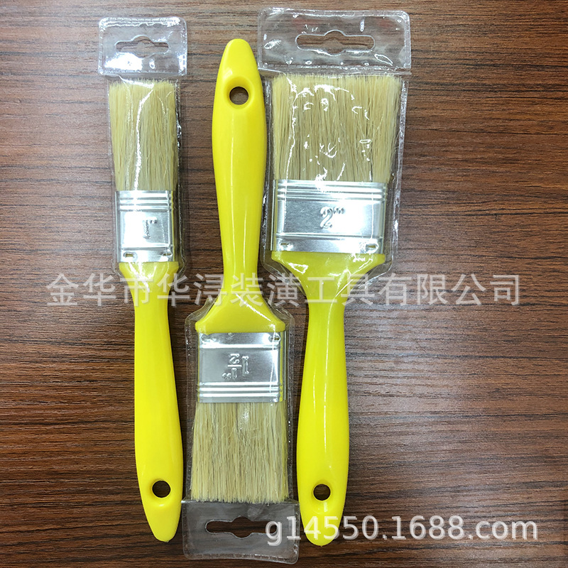 工厂直销塑柄漆刷欧美超市欧美跨境网店油漆刷船舶用刷涂装diy