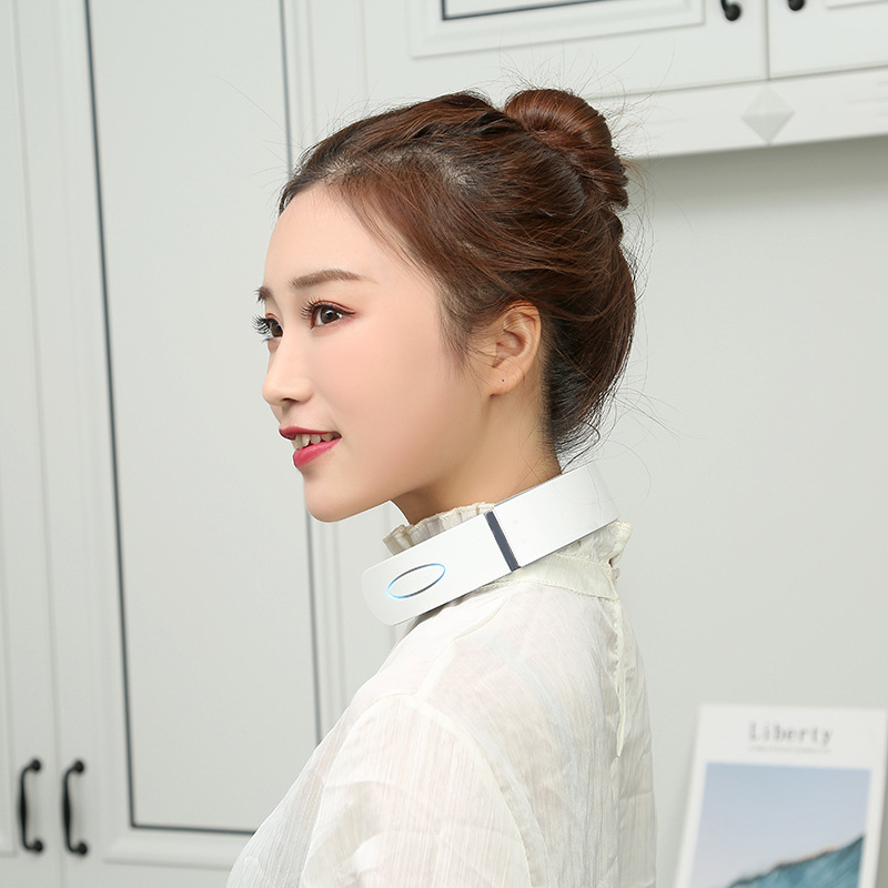 cervical vertebra Massager Neck electromagnetism electric shock pulse cervical vertebra Physiotherapy Shoulder cervical vertebra Massage instrument Breathing light