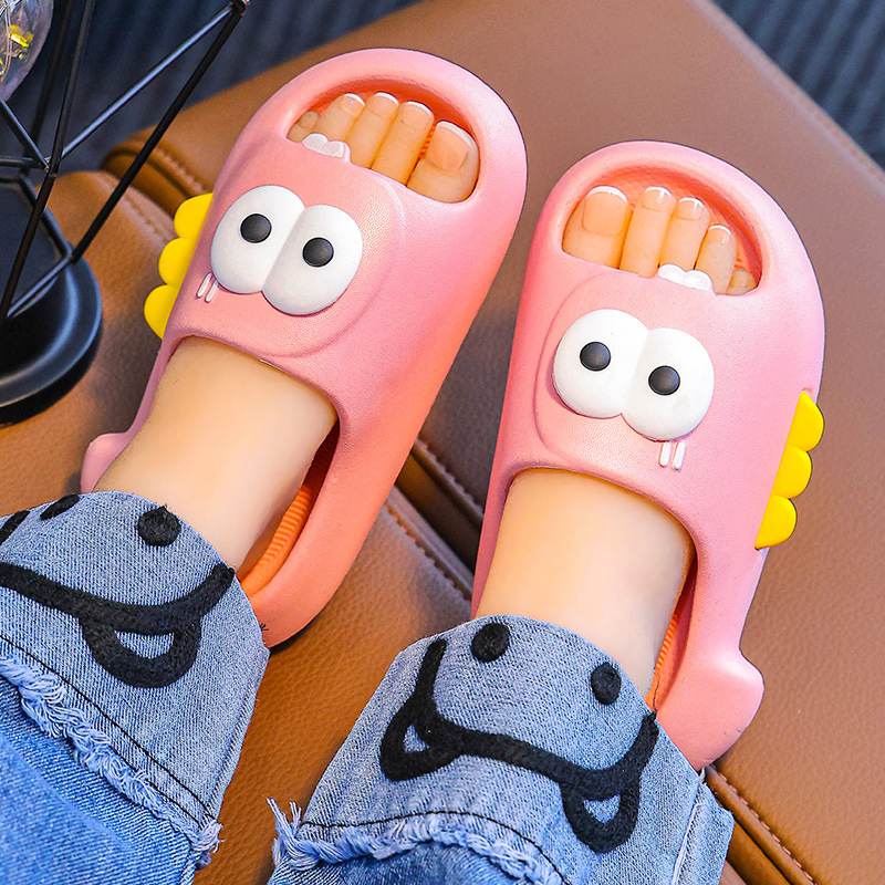 Nuevas zapatillas para niños antideslizantes para niñas Súper suaves para el hogar lindas de dibujos animados para niñas bebés sandalias para niños verano