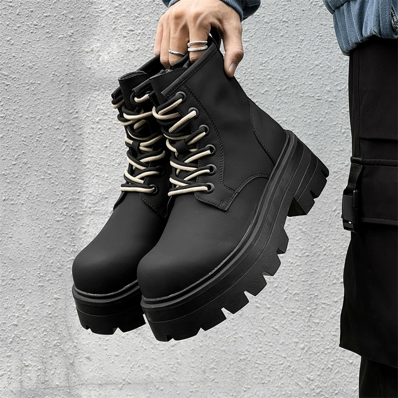 Мартинсы, высокая модель Ding Boots, мужской дизайн, тёплые высокие ботинки, качественный стиль