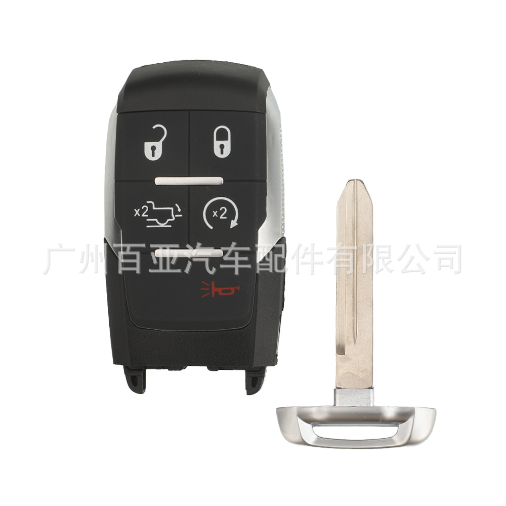 Suitable for Dodge Ram 1/2/3/4/5 Button Remote Control Car Key 4A Chip 433 Frequency Gq4-76T
