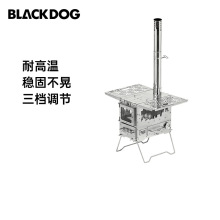 Blackdog黑狗户外多功能柴火炉露营不锈钢便携式帐篷取暖炉烟囱