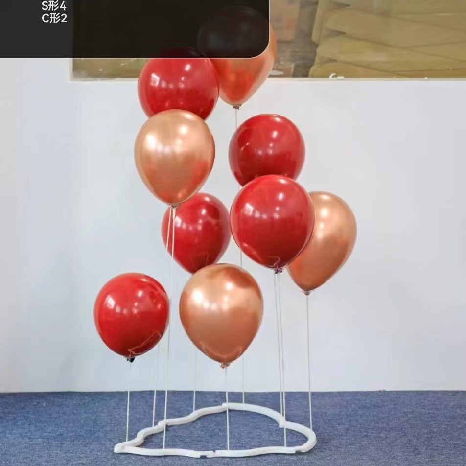 Soporte de globo Accesorios de decoración de cumpleaños Diseño de escena Base de columna Soporte de globo de guía de aire