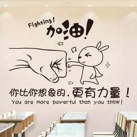 励志墙贴卧室宿舍房间学生装饰墙上贴纸自粘墙纸教室班级文化布置