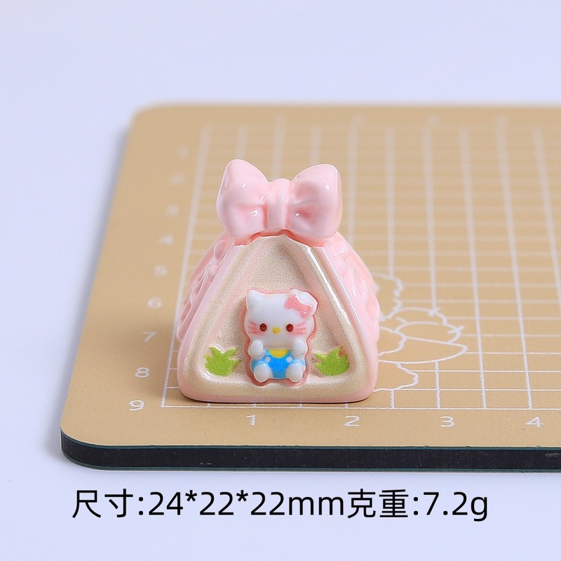 三次元マルチカラー猫テント漫画手作り diy クリーム接着剤樹脂小物アクセサリー下駄バックル材料パッケージ卸売|undefined