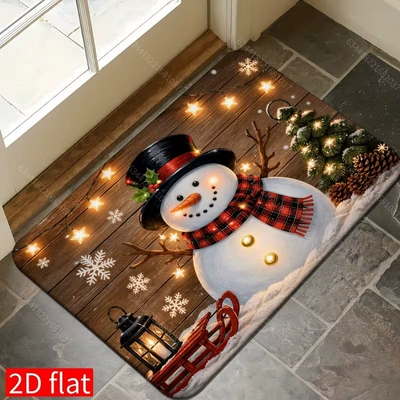 American-style festive atmosphere, entrance door – Avtomobil döşəmə paspasları - 84sdlr-door-mat-8-4060cmcrystal-velvet-with-dot-plastic-backing
