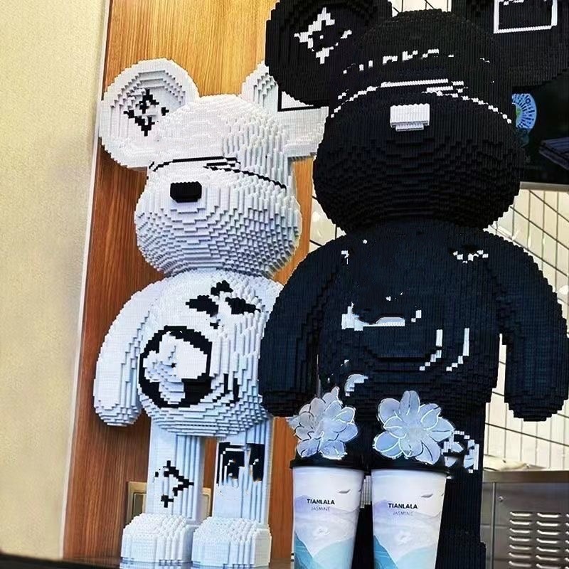CHAOLE SEN [해외 부티크 직접 공급] 최고 비용 효율적인 폭력 곰 빌딩 블록 장난감 퍼즐 장식품 선물