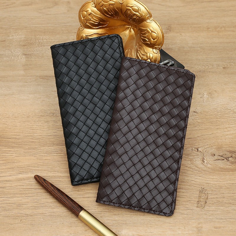 Men's Lingge Pu Leather Open Wallets display picture 3