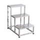 304 stainless steel bench hospital inspection footstool workshop warehouse height increasing step ladder thickened step stool