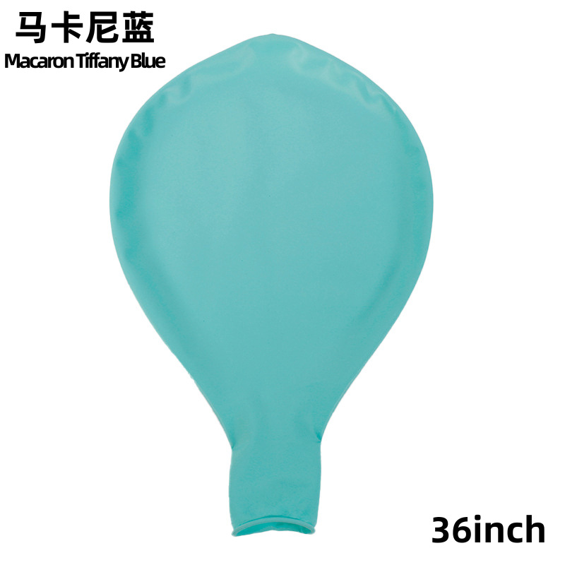 Globo de látex globo plano grande grueso de 36 pulgadas impresión redonda LOGO cara sonriente engrosada decoración mercado nocturno a la venta