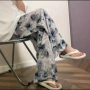 宽松直筒薄款防晒阔腿裤