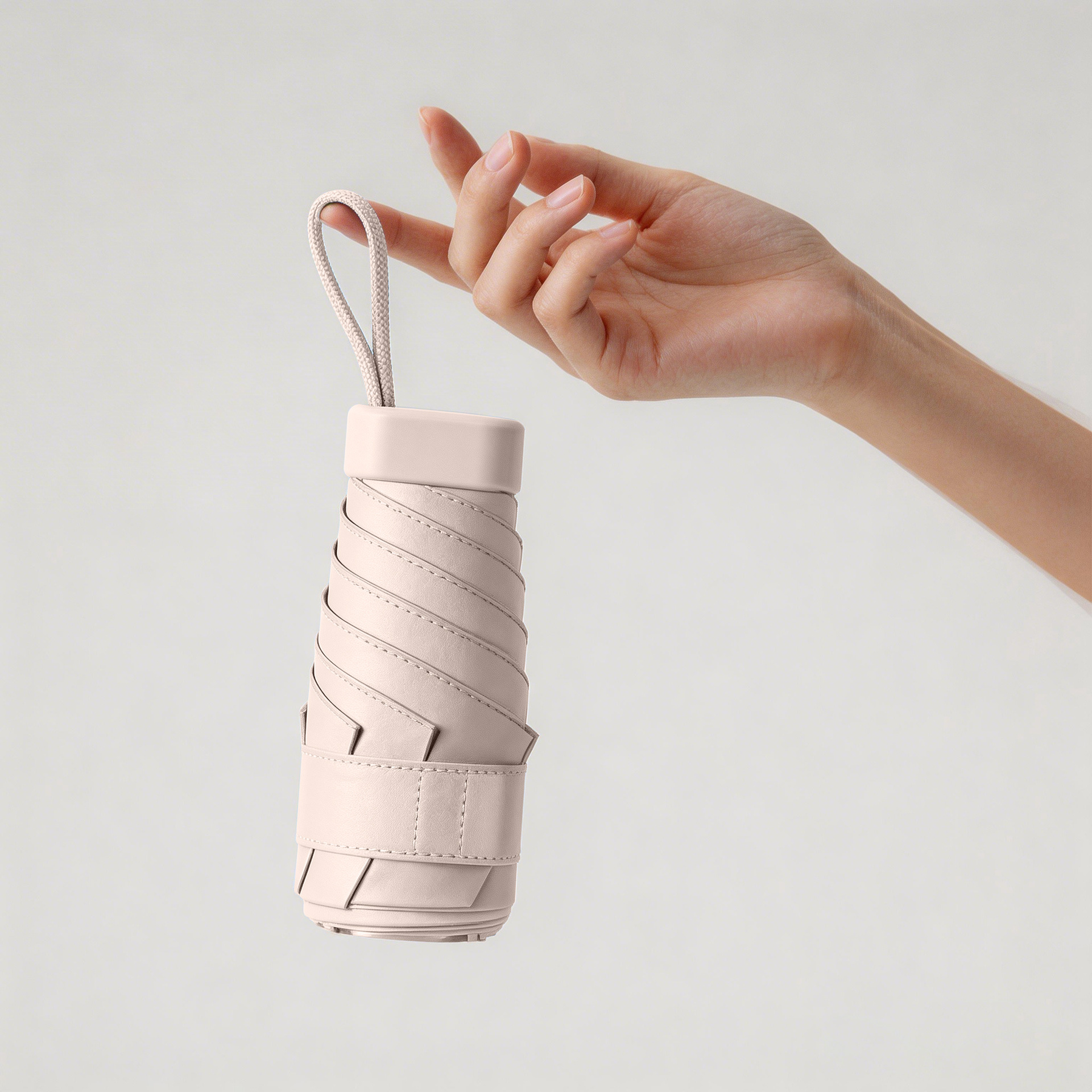 Paraguas solar, protección solar, protección UV, parasol, mini pequeño y portátil, seis paraguas plegables para estudiantes, soleado y lluvioso