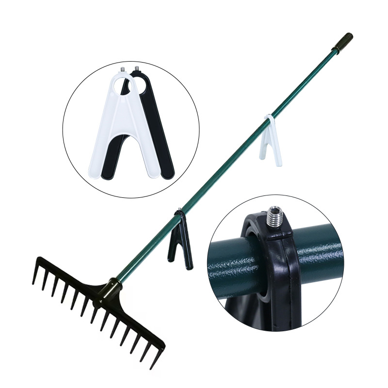 Campo de Golf Rake arena nivelador de pozo de arena de una sola cara de aleación de aluminio de doble cara Rake arena Rake Fairway plástico suministros de golf