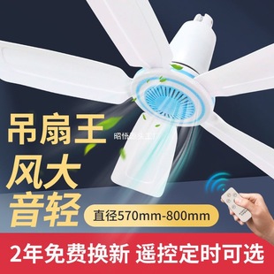 Household Large Ceiling Fan Living Room Bedroom Student Dormitory Bed Mosquito Net Silent Mini Small Electric Fan Strong Wind