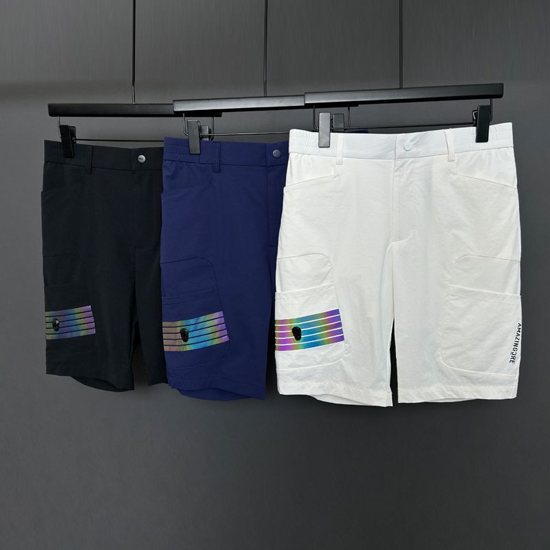 Golf Clothing Men's Shorts Slim Fit Korean Style Summer Quick-Dry Breathable Sweat-Wicking Golf Bottoms Five-Point Pants