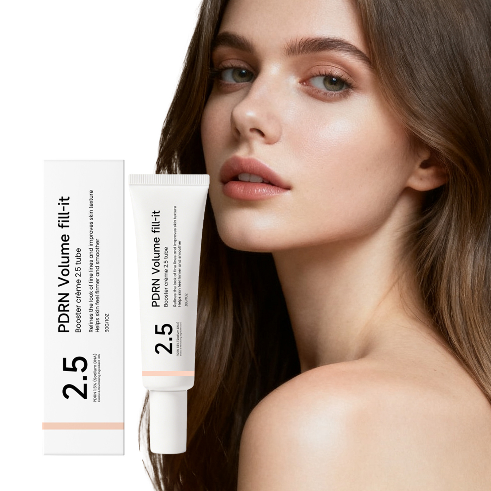 Facial Moisturizing Care Cream with a Lightweight Texture That Cares for the Skin, Leaving It Soft, Gentle, and Supple. Daily Facial Skincare Cream