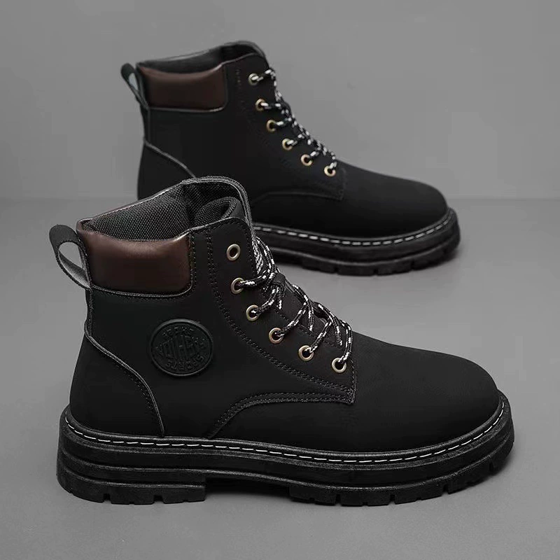 Ботинки‑анкл (Martens) на массивной платформе, британский/корейский стиль, осень, размеры 39–44