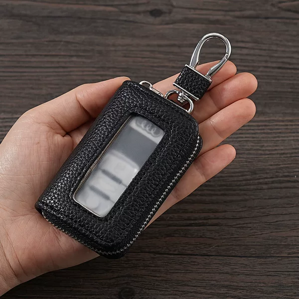 Business Portable Small Key Bag Men's Universal Car Sensor Storage Bag Large Capacity Small Waist Hanging Women's Storage